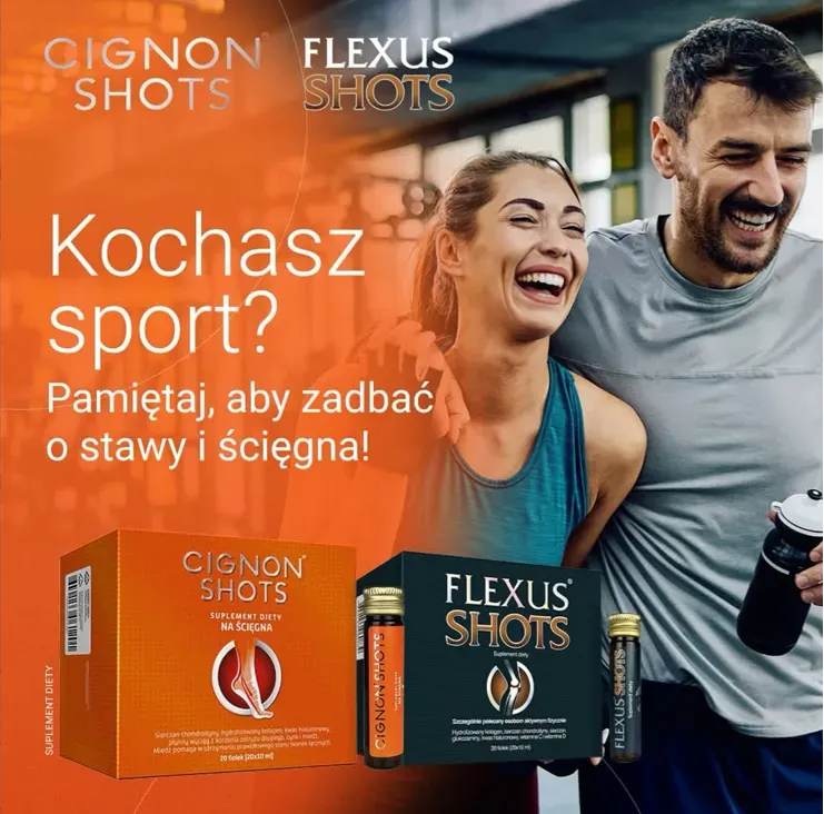 Zadbaj o stawy i ścięgna z Flexus Shots